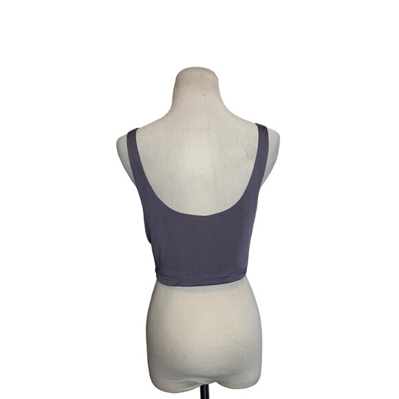 Free People Intimates purple gray cropped tank top size M - Picture 10 of 10
